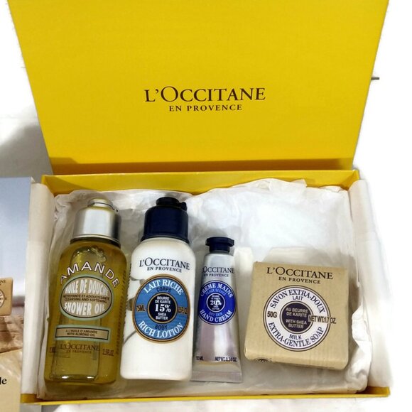 L'OCCITANE Shea Butter + Almond Hand & Body Set NIB